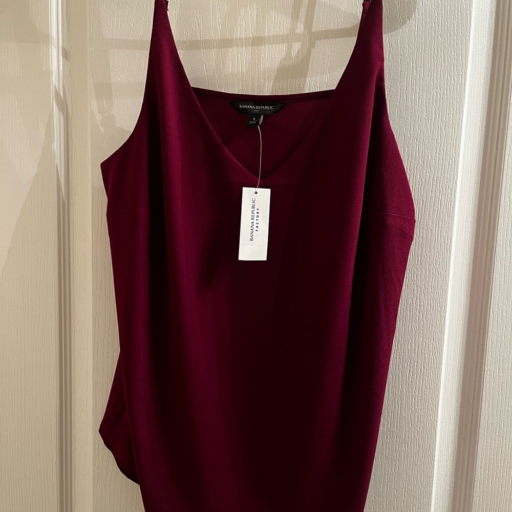 Banana Republic Women's Burgundy Top